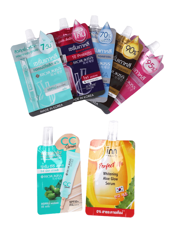 شكل خاص الحقيبة صنبور الطباعة المخصصة لتعبئة المصل